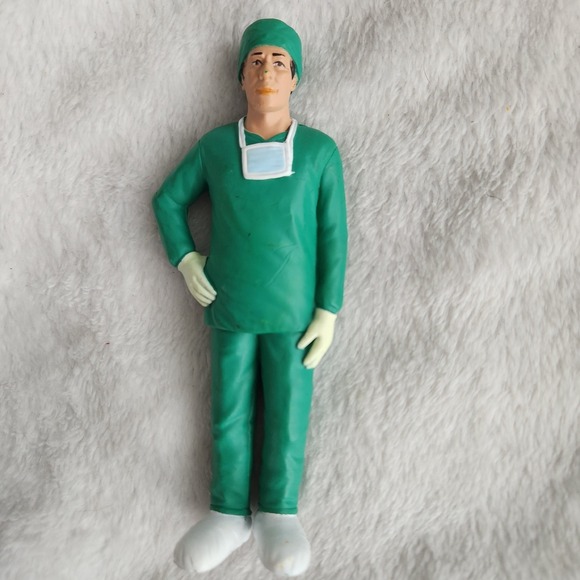 Lakeshore Block Play People Community 4 Workers Teacher  Soldier Doctor Nurse - Picture 5 of 10